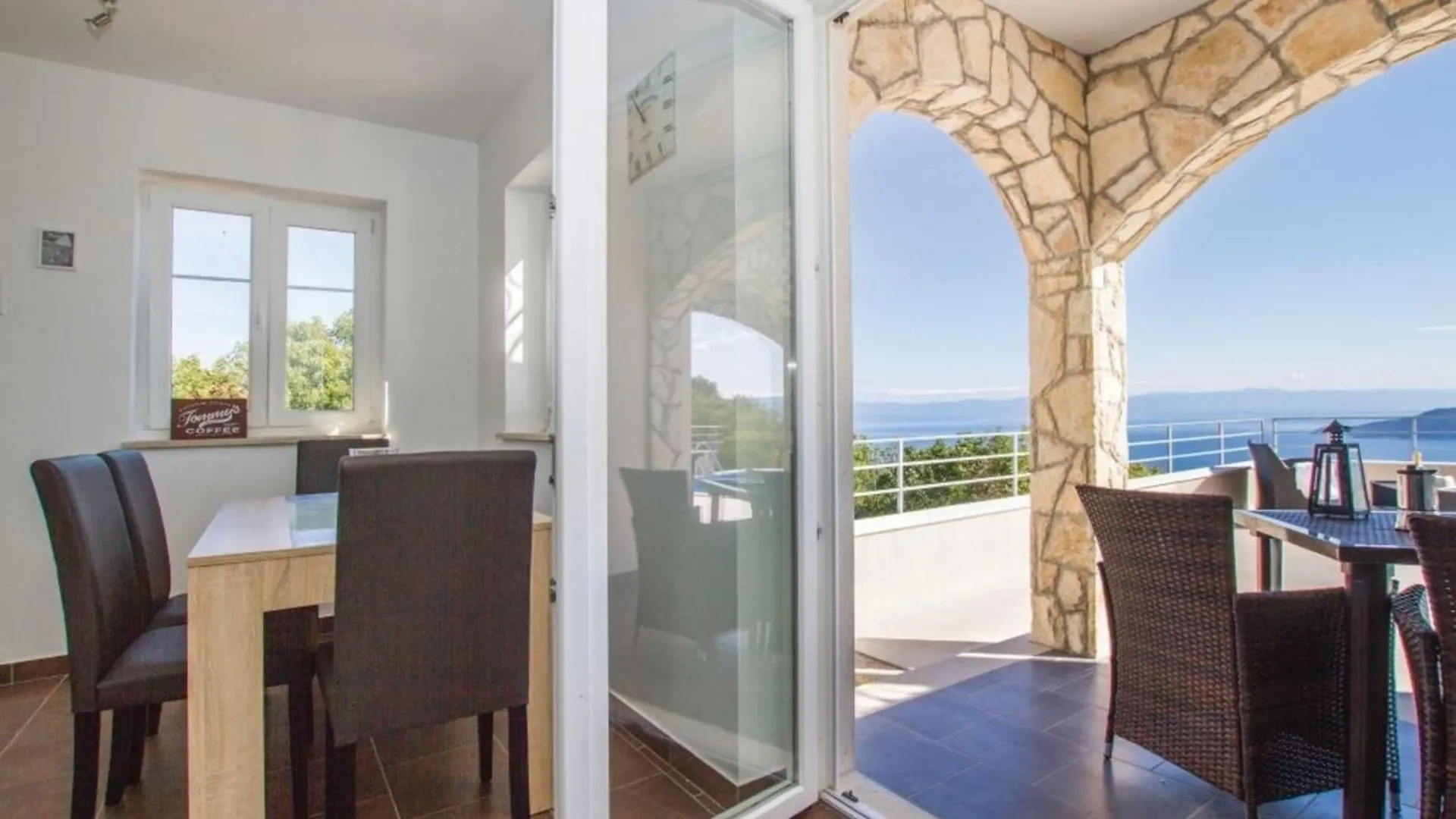בית נופש Zagorje Villablu1 Doppelhaushaelfte Seaview, Pool